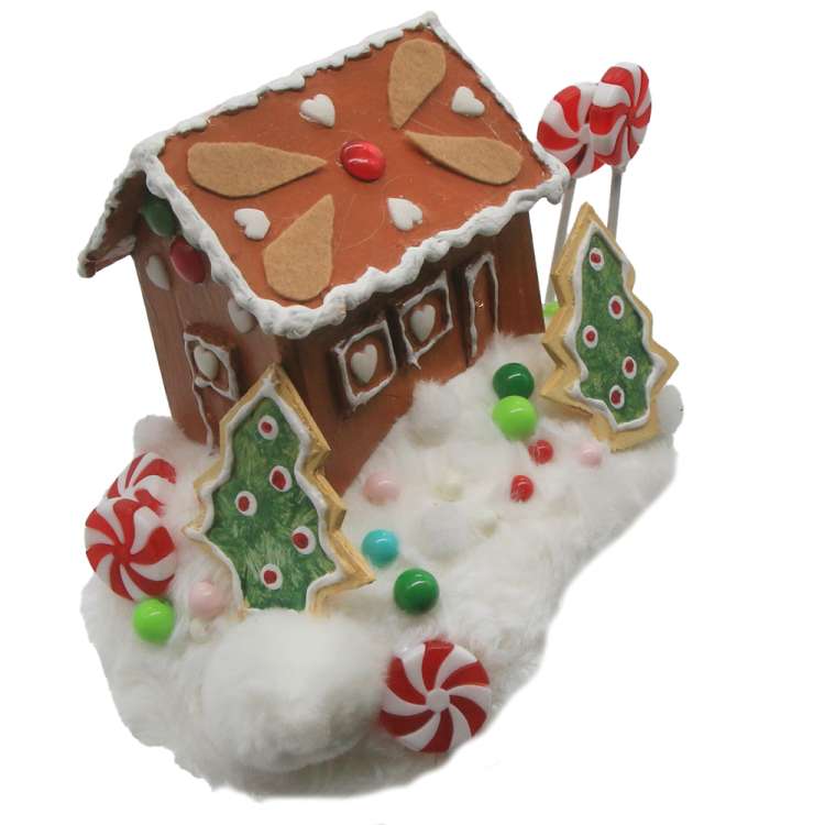 Lebkuchen Fascinator Weihnachten rot weiß